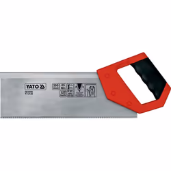Yato YT-3130, Scie à onglet, Bois, Acier au carbone, Caoutchouc thermoplastique (TPR), Synthétique ABS, Acier inoxydable, Noi ...