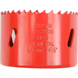 Yato YT-3323, Unique, Perceuse, Métal, Bois, Rouge, Bimétal, 4,8 cm