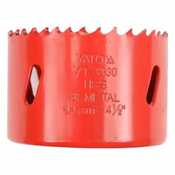 Yato YT-3324, Unique, Perceuse, Aluminium, Fonte, Plastique, Acier inoxydable, Bois, Rouge, Bimétal, Acier rapide, 4 - 6