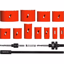 Yato YT-3381 scie de forage Perceuse 11 pièce(s)