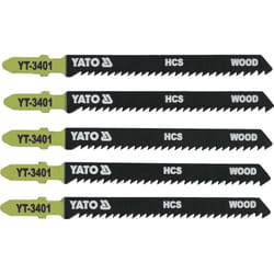 Yato YT-3401 Lame de scie sauteuse, à chantourner et sabre 5 pièce(s)