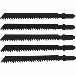 Yato YT-3402 Lame de scie sauteuse, à chantourner et sabre Lames de scie sauteuse Acier fin au carbone 5 pièce(s)