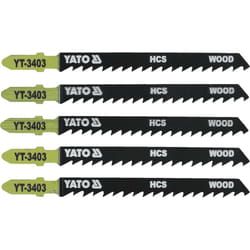 Yato YT-3403 Lame de scie sauteuse, à chantourner et sabre 5 pièce(s)