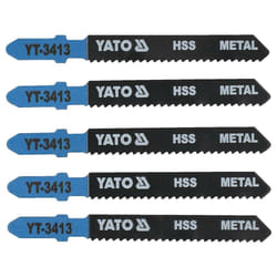 Yato YT-3413 Lame de scie sauteuse, à chantourner et sabre 5 pièce(s)