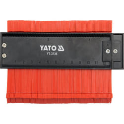 Yato YT-3735 calibre à rayon Profile gauge Orange, Noir