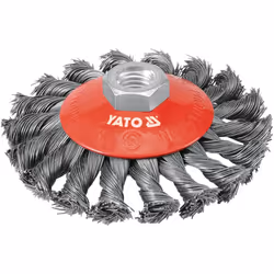 Yato YT-4763, Brosse de pré-polissage, 12500 tr/min, 10 cm, Rouge, Acier