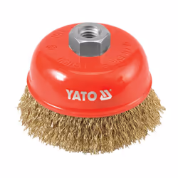 Yato YT-4766, Brosse de pré-polissage, 8500 tr/min, 10 cm, Rouge, Acier