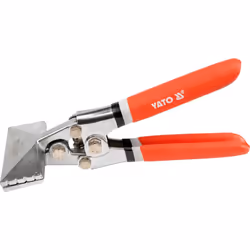 Yato YT-5141, Pince pression, 8 cm, 3,5 cm, Acier au carbone, Polyvinyl chloride (PVC), Acier, PVC, Acier, Rouge