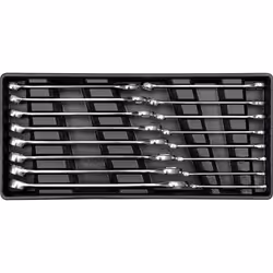 Yato YT-5531, 6,7,8,9,10,11,12,13,14,15,16,17,18,19,20,21 mm, Métallique, Sulfate de chondroïtine, Chrome, Satin, 15°