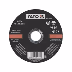 Yato YT-5924, 12,5 cm, 5 pièce(s)