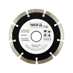 Yato YT-6003 lame diamant 12,5 cm Lame diamant à rebord segmenté