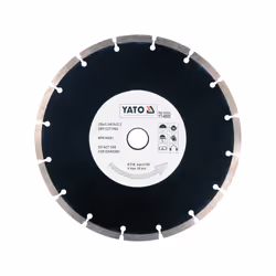 Yato YT-6005, Disque de coupe, Brique, Béton, Granit, Maçonnerie, pierre, Yato, 2,22 cm, 23 cm, 2,7 mm