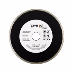 Yato YT-6016, Coupage humide, Vitrocéramique, Verre, Porcelaine, 2,54 cm, 18 cm, 1 pièce(s)