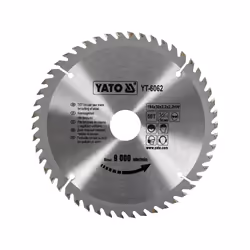 Yato YT-6062, Plastique, Bois, 18,4 cm, 3 cm, Pointe au carbure de tungstène (TCC), 2,2 mm, 9000 tr/min