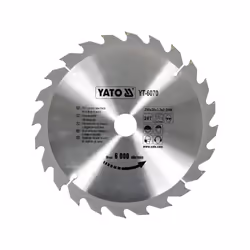 Yato YT-6070, Plastique, Bois, 25 cm, 3 cm, Pointe au carbure de tungstène (TCC), 2,2 mm, 6000 tr/min