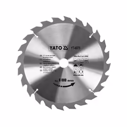 Yato YT-6075, Plastique, Bois, 30 cm, 3 cm, Pointe au carbure de tungstène (TCC), 2,2 mm, 6000 tr/min