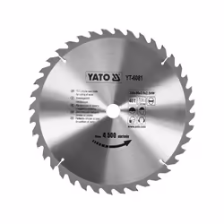 Yato YT-6081, Plastique, Bois, 35 cm, 3 cm, Pointe au carbure de tungstène (TCC), 2,5 mm, 4500 tr/min