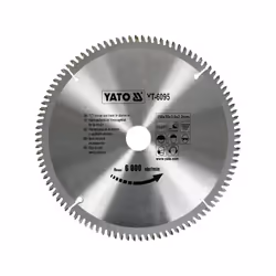 Yato YT-6095, Aluminium, Laminé, Plastique, 25 cm, 3 cm, Pointe au carbure de tungstène (TCC), 2,2 mm, 6000 tr/min