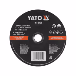 Yato YT-6105, 18 cm, Acier inoxydable, 5 pièce(s)