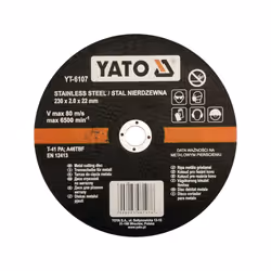 Yato YT-6107, 23 cm, Acier inoxydable, 5 pièce(s)