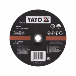 Yato YT-6120, 23 cm, 5 pièce(s)