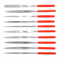 Yato YT-6151, Jeu de limes, Rouge, 233 g, 160 mm