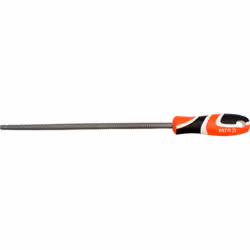 Yato YT-6221, Râpe, Lime ronde, Bois, Acier au carbone, Noir, Rouge, Blanc, 250 mm