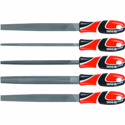 Yato YT-6238, Jeu de limes, Acier au carbone, 25 cm, 1,65 kg