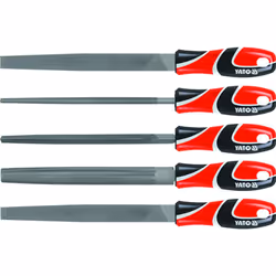 Yato YT-6239, Jeu de limes, Acier au carbone, 25 cm, 1,6 kg