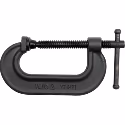 Yato YT-6421, Collier en C, Acier au carbone, Fonte, 7,5 cm