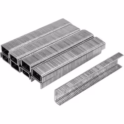 Yato YT-7022, Pack d'agrafes, 6 mm, 1,06 cm, 1000 agrafes, Acier, Métallique