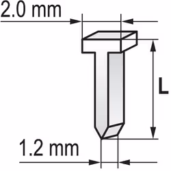 Yato YT-7032 ongle 1000 pièce(s)