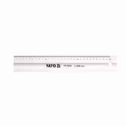 Yato YT-7070, Règle de bureau, Aluminium, Aluminium, cm, mm, 300 mm, 1 pièce(s)