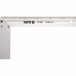 Yato YT-7080, Aluminium, Métrique, cm, Argent, cm/mm, 0,25 m