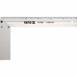 Yato YT-7082, Règle de bureau, Aluminium, Aluminium, cm, mm, 350 mm, 1 pièce(s)