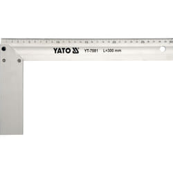 Yato YT-7082 règle Règle de bureau 350 mm Aluminium 1 pièce(s)