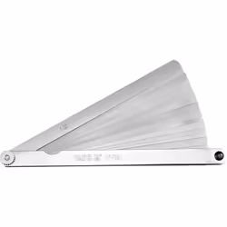 Yato YT-7221, Argent, 0.02,0.03,0.04,0.05,0.06,0.07,0.08,0.09,0.1,0.15,0.2,0.25,0.3,0.4,0.5,0.75,1 mm, Acier inoxydable, 1 pi ...