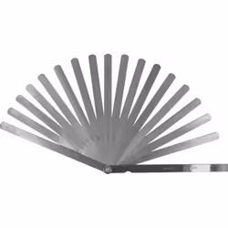 Yato YT-7221 jauge d’épaisseur Argent 0.02,0.03,0.04,0.05,0.06,0.07,0.08,0.09,0.1,0.15,0.2,0.25,0.3,0.4,0.5,0.75,1 mm