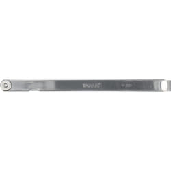Yato YT-7223 jauge d’épaisseur Argent 0.05,0.06,0.07,0.08,0.09,0.1,0.15,0.2,0.25,0.3,0.35,0.4,0.45,0.5 mm