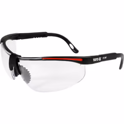 Yato YT-7367, Lunettes de sécurité, unisexe, Noir, Transparent, Nylon, Polycarbonate