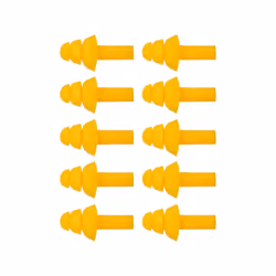 Yato YT-7455, Bouchons d'oreilles jetables, Normal, Ecouteurs, Jaune, 32 dB, 1,2 cm