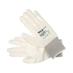 Yato YT-7470 gant de nettoyage Nylon, Polyuréthane Blanc Unisexe L