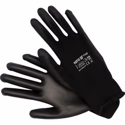 Yato YT-7473, Gants de ménage, Noir, Spéciale, 1 pièce(s), 4131 EN 388, CE, Nylon