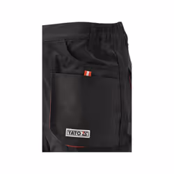 Yato YT-8026 vêtement de travail Pantalons M Noir, Rouge - Vue supplémentaire 6
