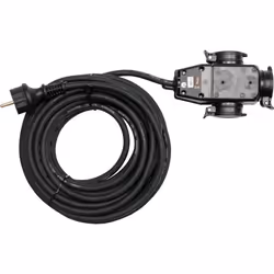 Yato YT-8116, 10 m, Intérieur &amp; extérieur, Type E, Type EF (CEE 7/7), Droit, IP44