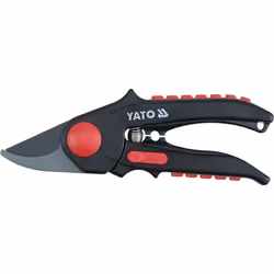 Yato YT-8811, Contournement, PVC, Noir, Rouge, Acier au carbone, Noir/Acier inoxydable, 190 mm