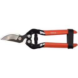 Yato YT-8815, Contournement, PVC, Noir, Rouge, Acier au carbone, Noir/Acier inoxydable, 180 mm