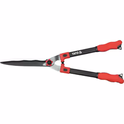Yato YT-8823, Noir, Rouge, Lame ondulée, Acier, Caoutchouc thermoplastique (TPR), 25,4 cm, 650 mm