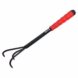 Yato YT-8868, Cultivateur à main, Polyvinyl chloride (PVC), Acier, Noir, Rouge, 75 mm, 420 mm