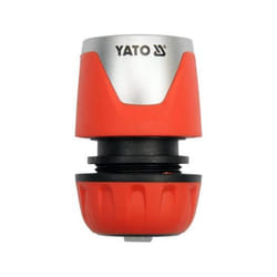 Yato YT-99803 raccord des tuyaux d'eau Connecteur de tuyau ABS, Polyoxyméthyléne (POM), Polypropylène (PP), Caoutchouc thermoplastique (TPR) Noir, Orange, Argent 1 pièce(s)